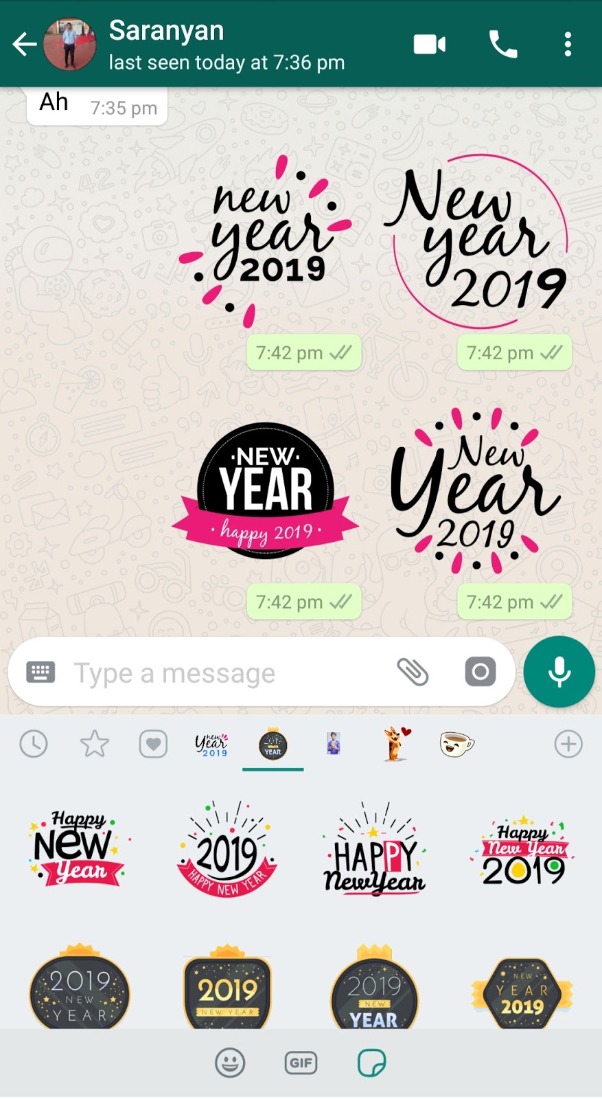 How to create your own whatsapp stickers on whatsapp to send New Year