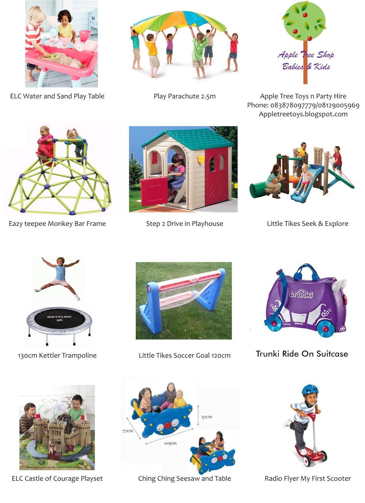 Sewa Mainan dan Kids Corner Jakarta: Product