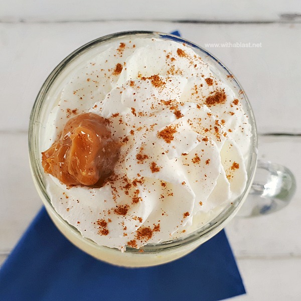 Caramel Apple Milkshake is a thick, kid-friendly drink with a hint of Cinnamon and made using Yogurt for a lighter Milkshake