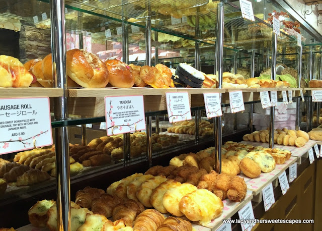 Japanese baked goodies in Yakitate bakery