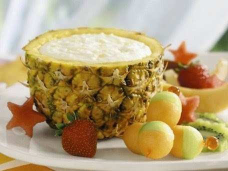 Pineapple Yogurt Fruit dip recipe