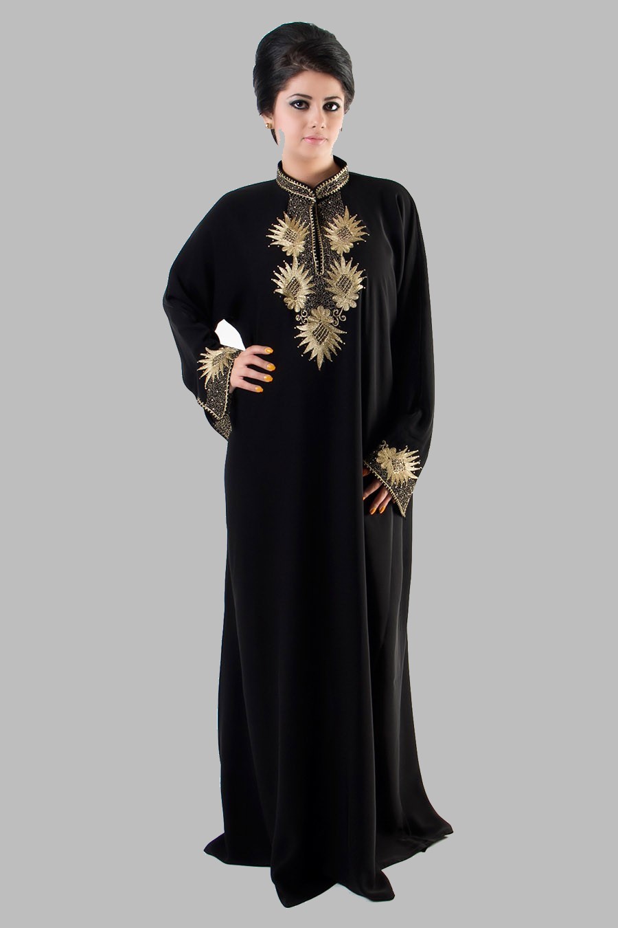 Embroidered abaya designs 2013 islamic abaya dress fashion 201314 Embroidered abaya designs 2013 islamic abaya dress fashion 201314