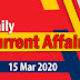Kerala PSC Daily Malayalam Current Affairs 15 Mar 2020
