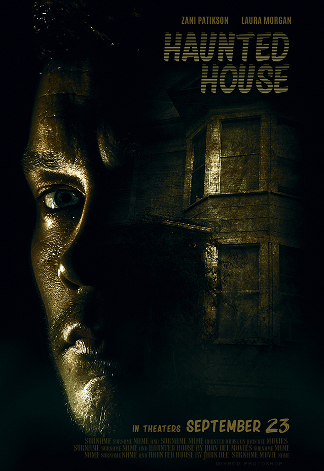 Create a Haunted House Movie Poster Design in Photoshop CC