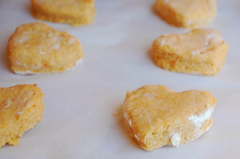 Sweet Heart Sweet Potato Biscuits- Kids' snack for Valentine's Day