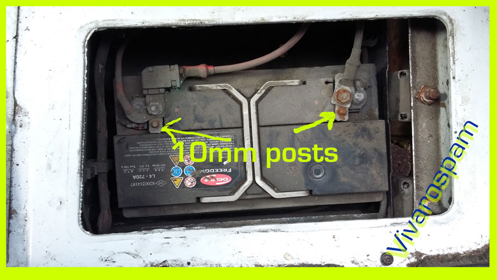 Vivaro spam How to deal with a flat battery