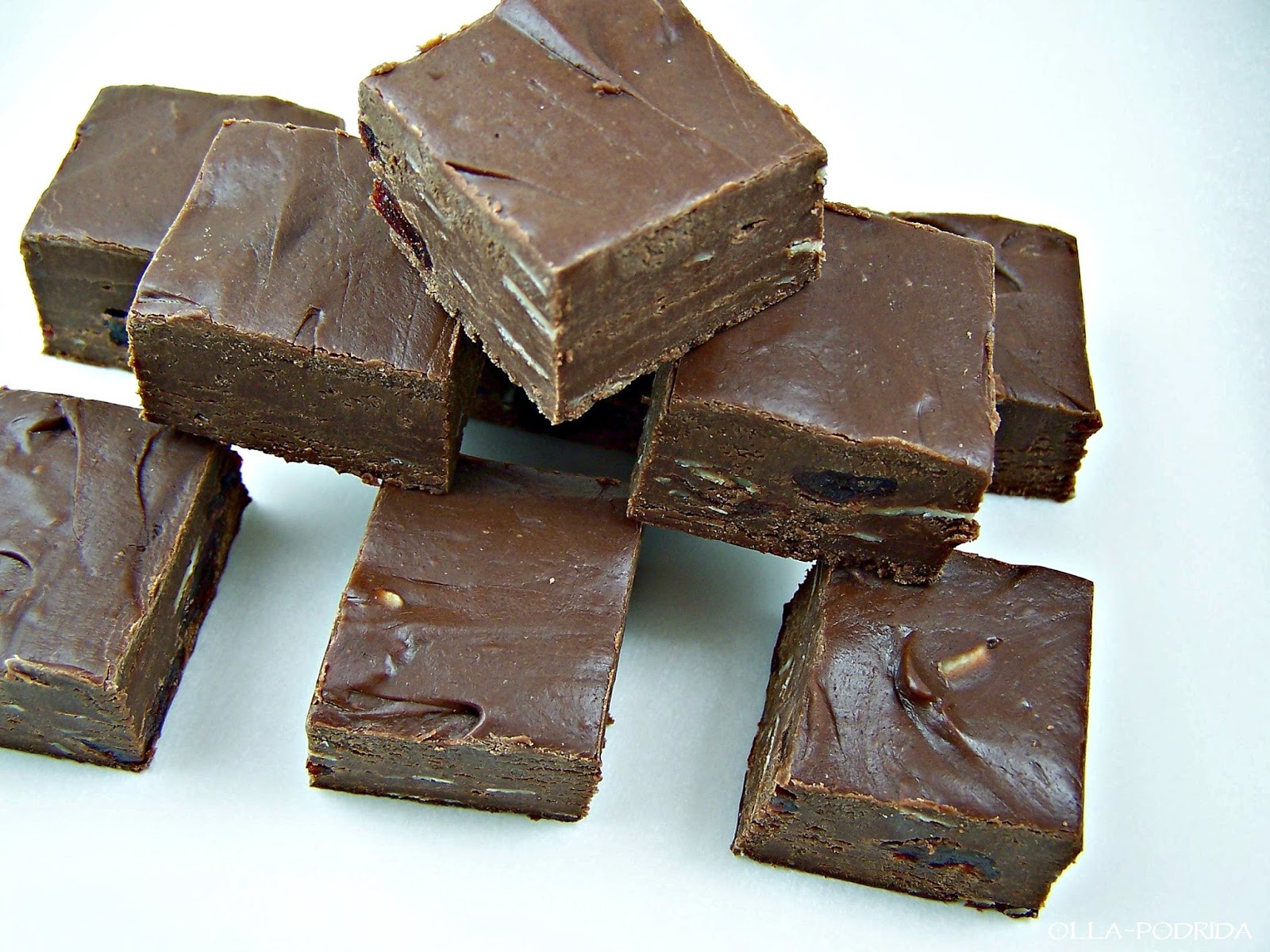 OllaPodrida Chocolate Cherry Fudge