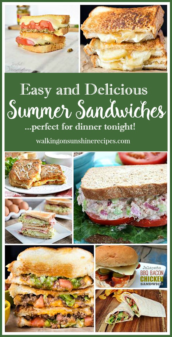 Party Summer Sandwiches for Dinner Delicious Dishes Recipe Party