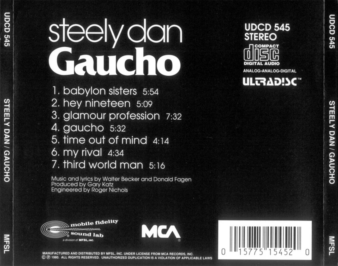 Steely Dan Gaucho (1980)