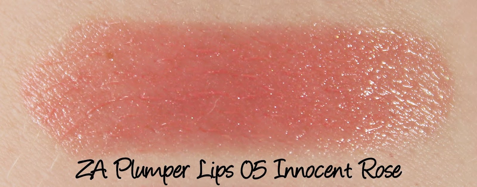 ZA Plumper Lips - 05 Innocent Rose lipstick swatches & review