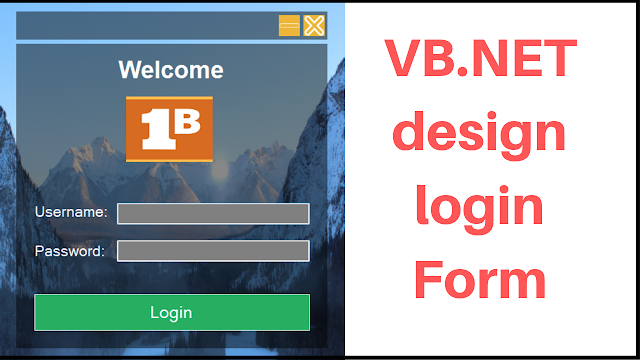 VB.Net - Design Login Form
