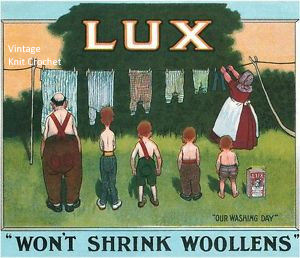 Vintage Lux Detergent Advertisement