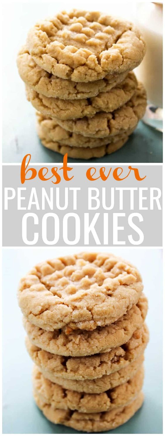 Best ever soft peanut butter cookies Recipes Easy Quick