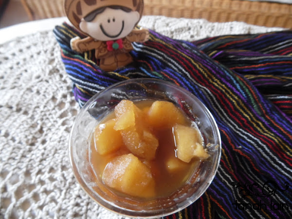 Receta de un rico postre Manzanas Jalisco