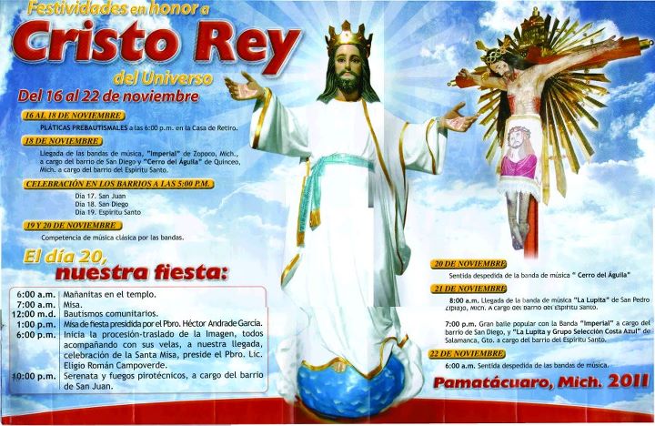 Diálogo con la Realidad desde la Literatura: FIESTA DE CRISTO REY