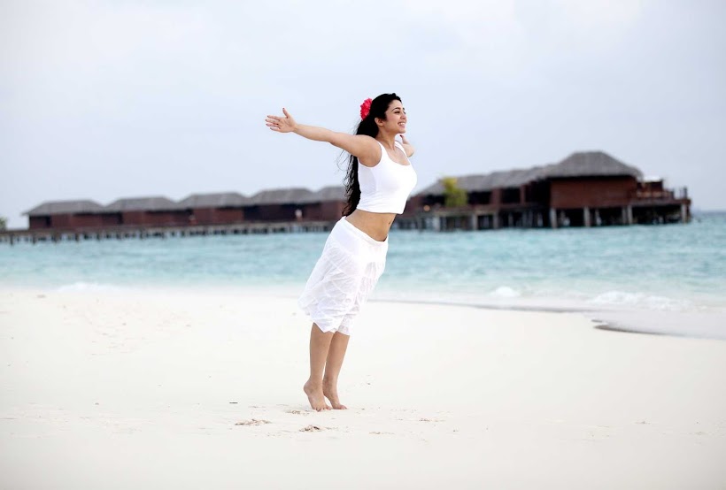 Charmi Kaur at Beach Photoshoot