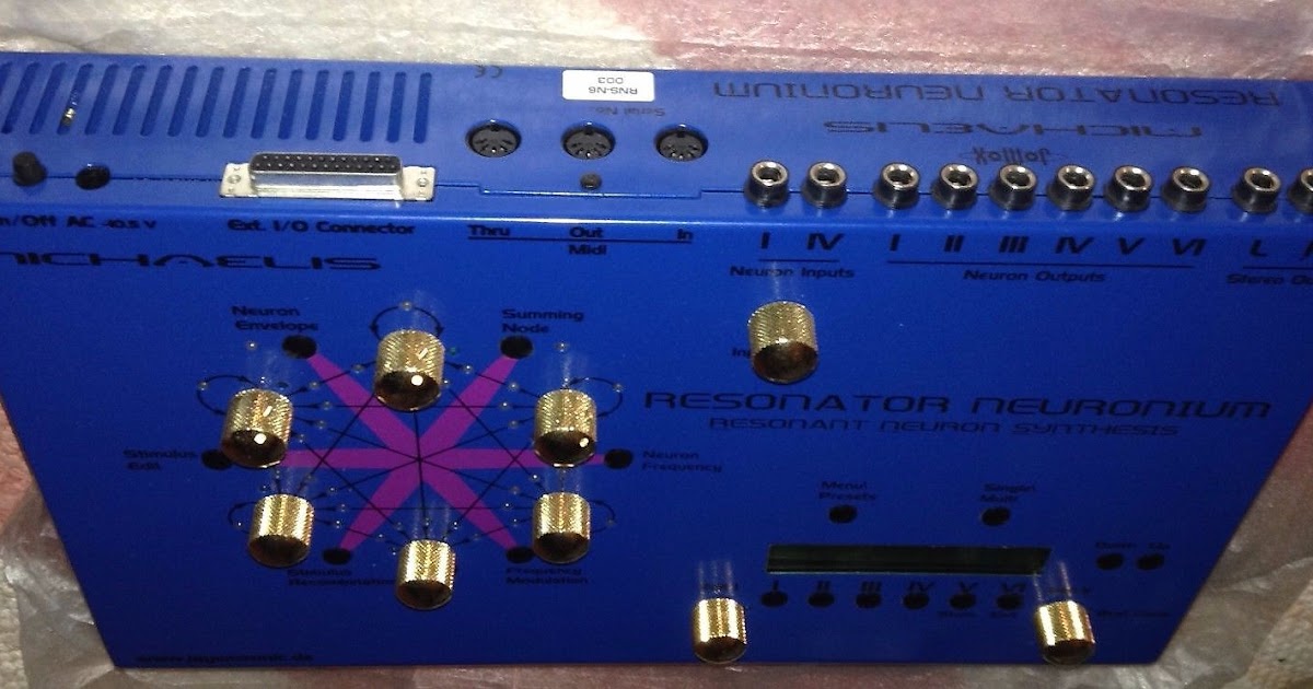 MATRIXSYNTH JOMOX RESONATOR NEURONIUM SN 003 Electric Blue for 12,990