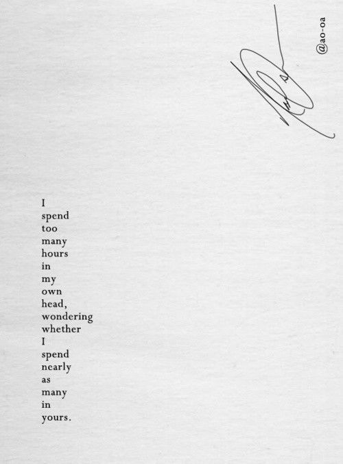 thinking of you short poems