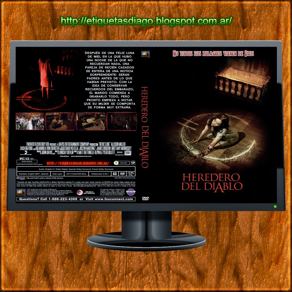 Heredero del Diablo DVD COVER 