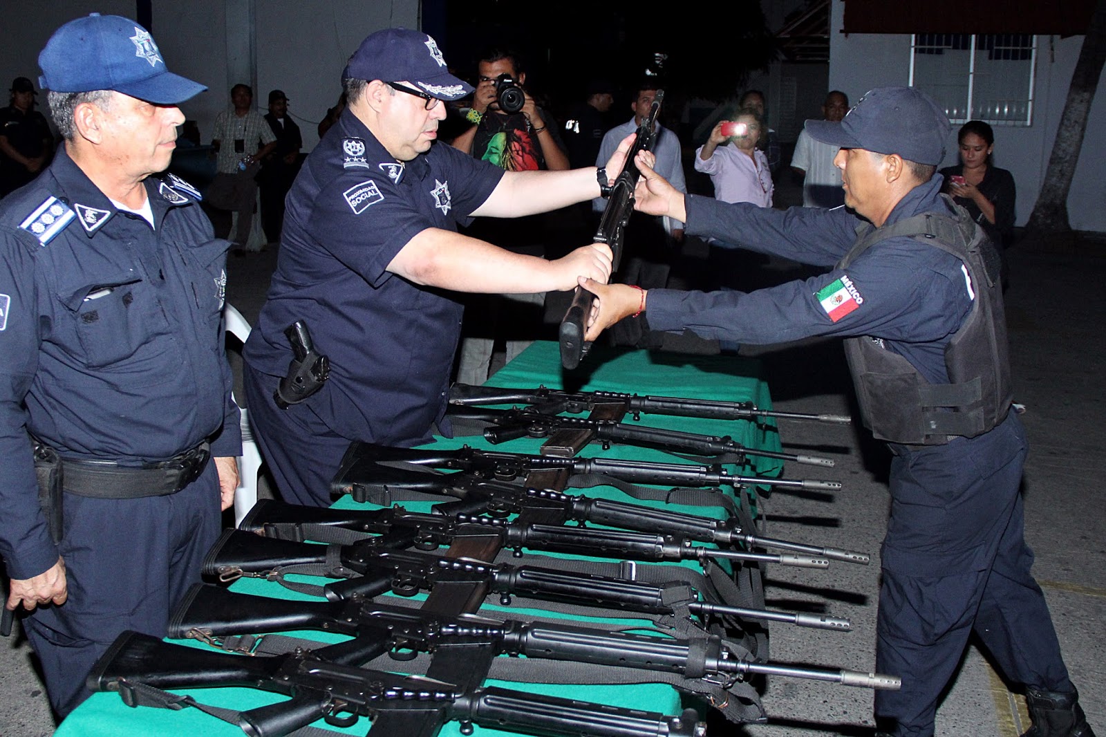 GCP: ENTREGA DE ARMAS SECRETARIA DE SEGURIDAD PUBLICA