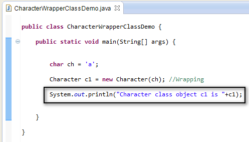 Selenium-By-Arun: 248. Character Wrapper Class
