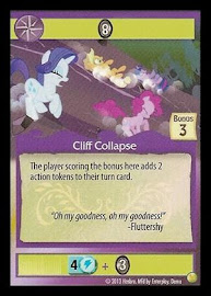 My Little Pony Cliff Collapse GenCon CCG Card