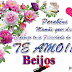 Mensagem de aniversário para mãe com imagem de flores lindas