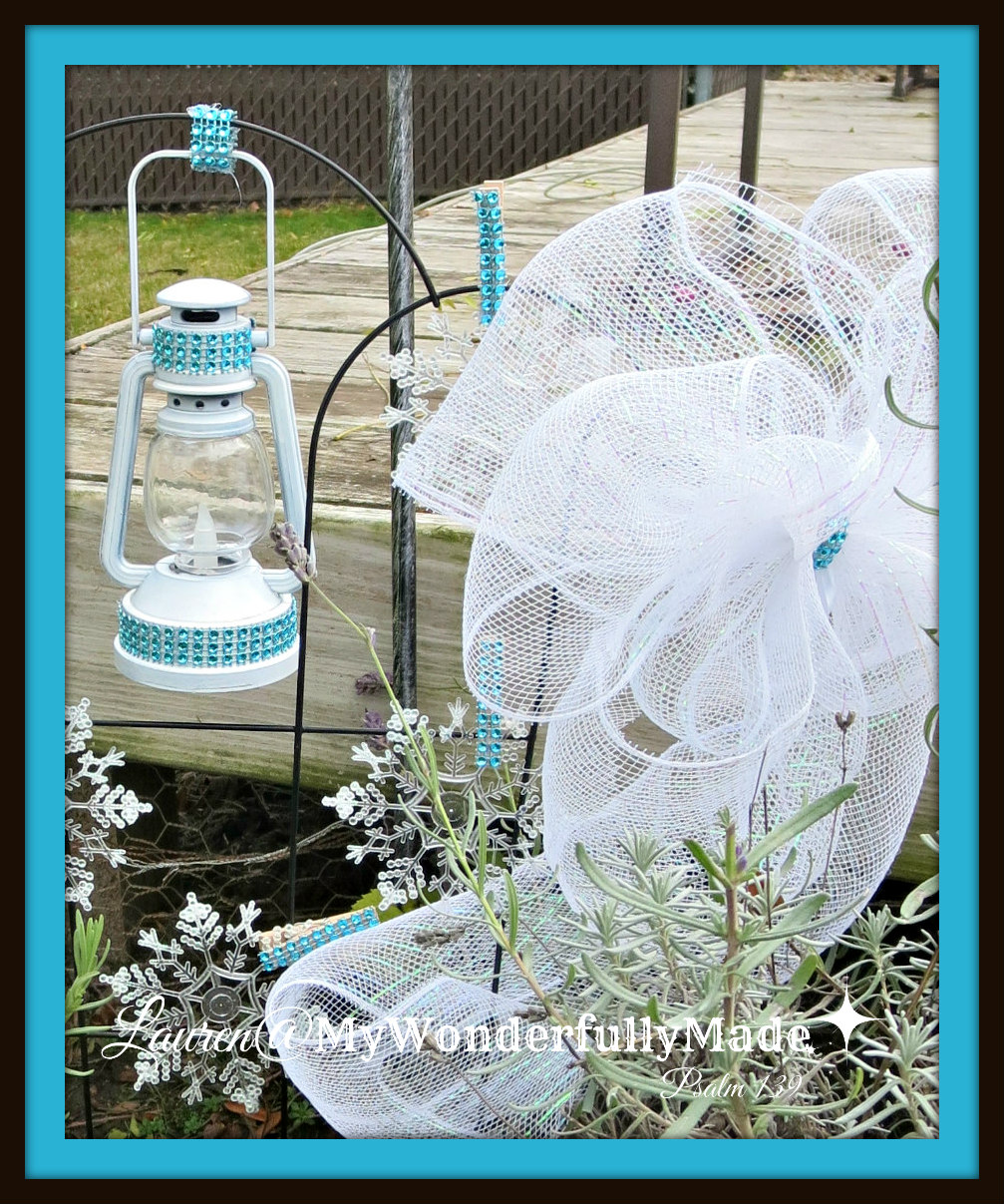 "Wonderfully Made" Dollar Store Garden Decor