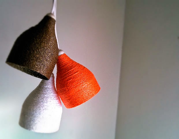 para Cualquier piel Haz una lámpara decorativa con cuerdas de plástico ~ Solountip.com