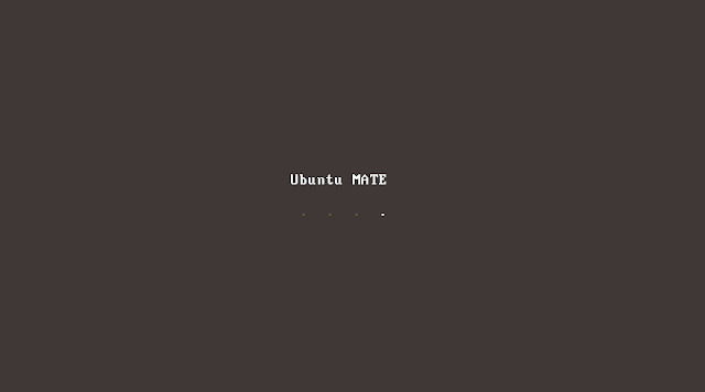 Fallback boot screen of Ubuntu MATE