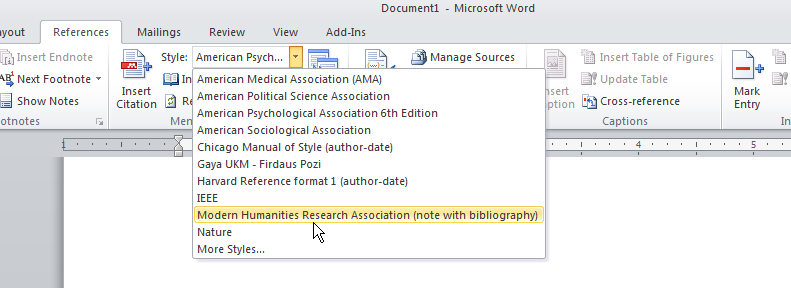 how to insert a citation in word with mendelley