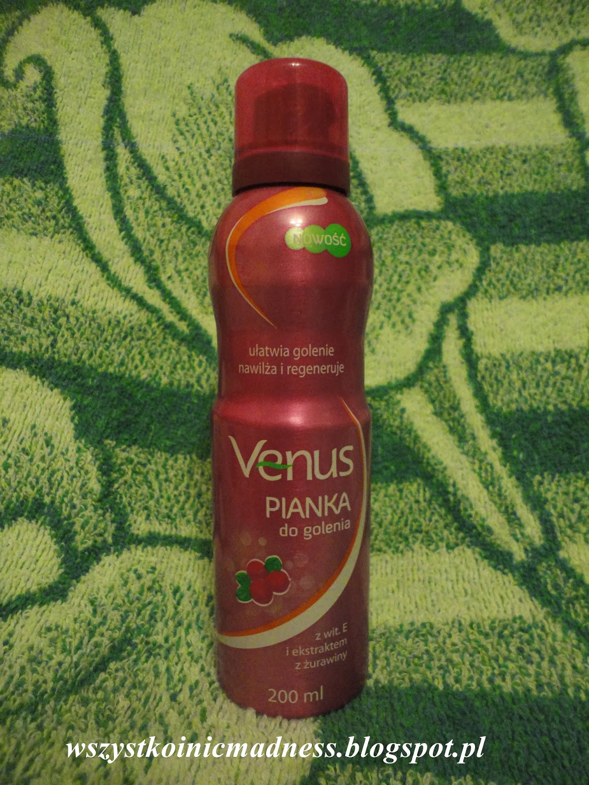 Venus pianka do golenia