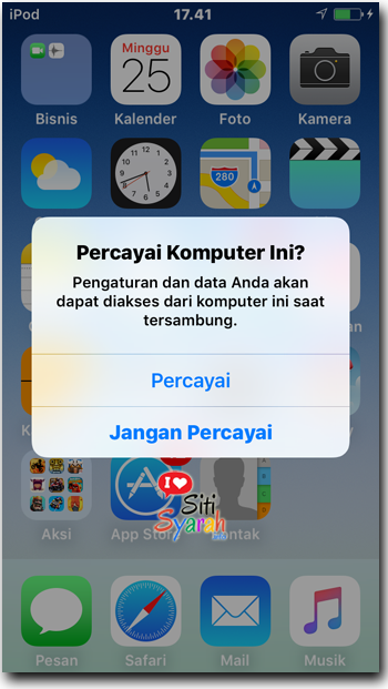 percayai komputer ini di iPhone