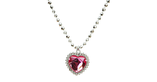 Ruby Heart Necklace | Symbols & Emoticons