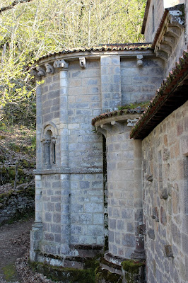 Monasterio de Santa Cristina de Ribas del Sil en la Ribera Sacra, en Orense