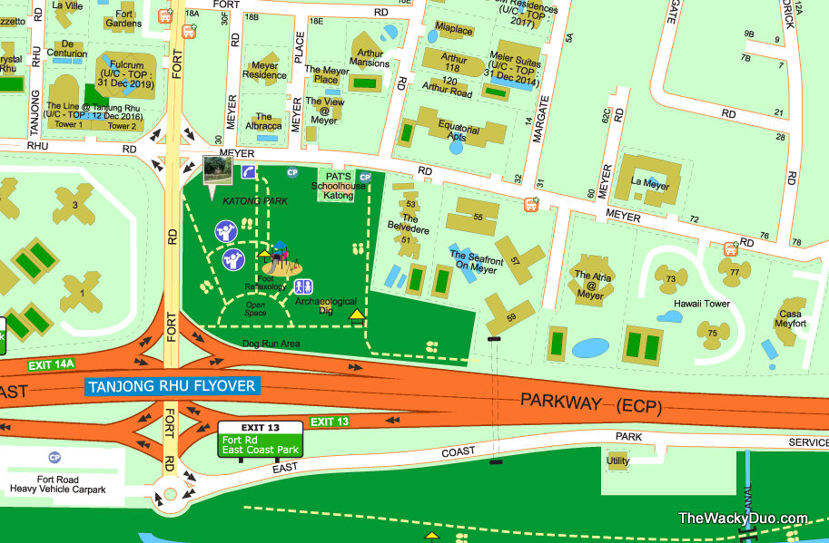 Katong Park Fort under the Park The Wacky Duo Singapore Family