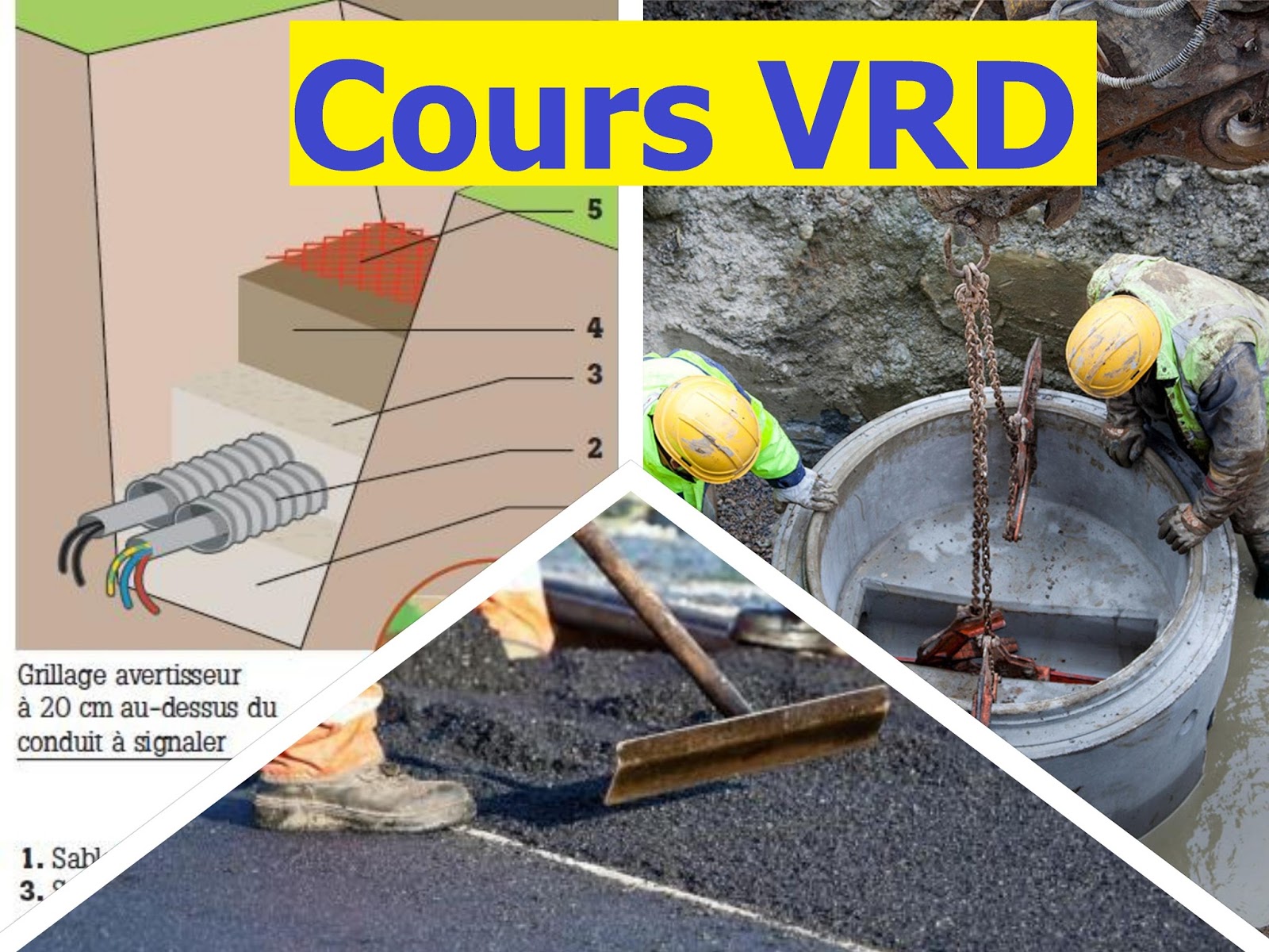 Cours VRD pdf Outils, livres, exercices et vidéos