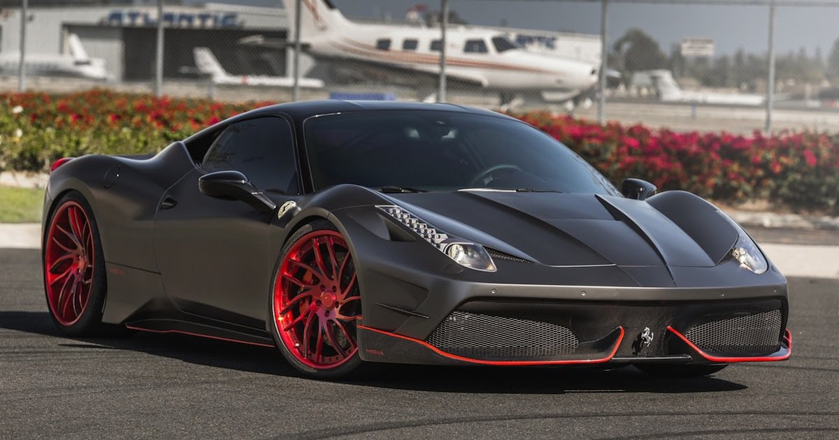 Ferrari 458 Black Matte