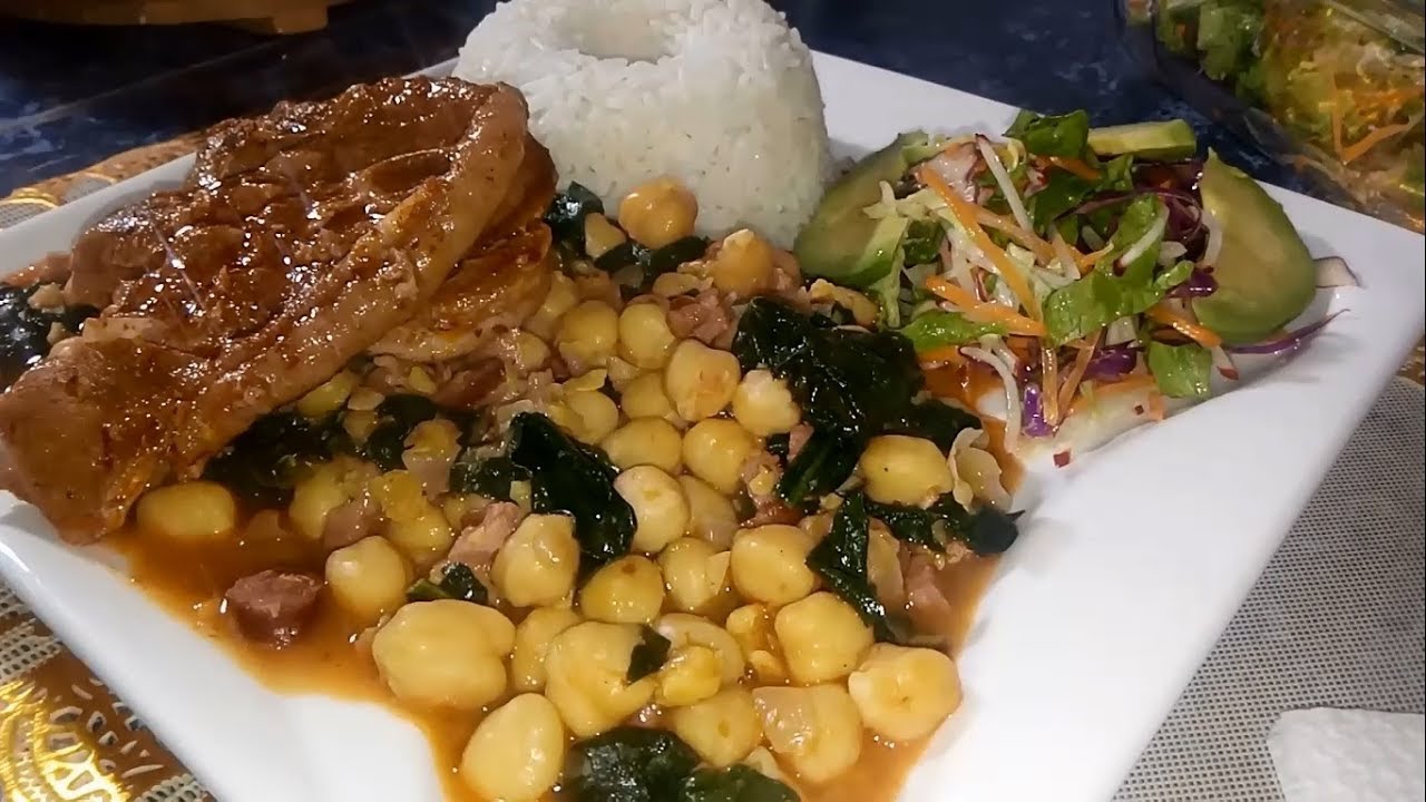 GARBANZOS CON ESPINACA