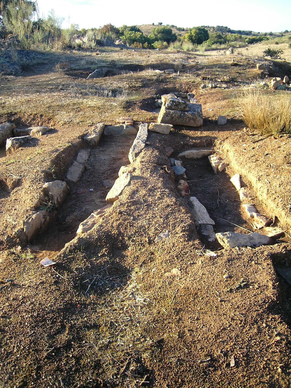 PEQUEÑA ARQUEOLOGÍA Fuente del Maestre, tumbas visigodas y restos fósiles