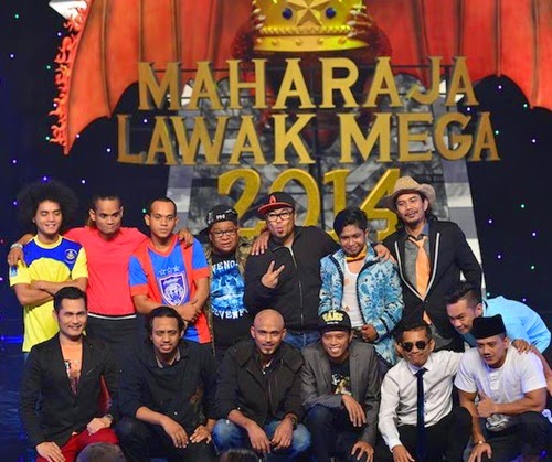 15 peserta Maharaja Lawak Mega MLM 2014, nama kumpulan pelawak MLM 2014, 5 peserta Kerusi Panas layak ke gelanggang MLM 2014, gambar MLM 2014