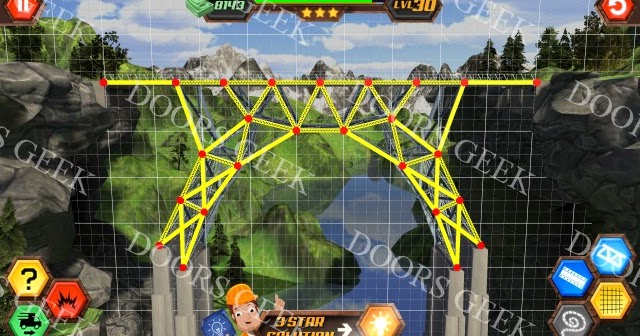 Bridge Construction Simulator [Hard] Level 30 ~ Doors Geek