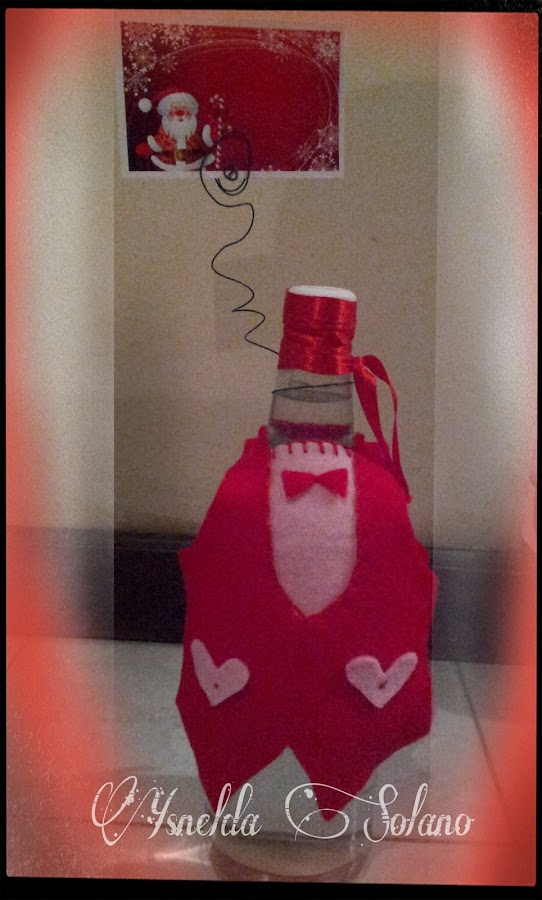 Decoración-de-botella-de-navidad