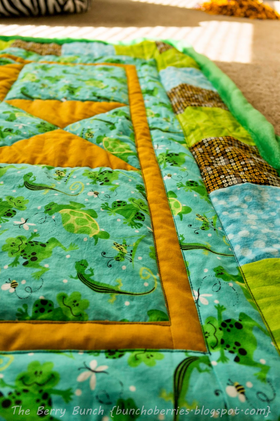The Berry Bunch: A Baby Quilt: A Gift for a Childhood Friend {Storybook Quilt}