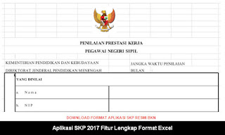 Aplikasi SKP 2017 Fitur Lengkap Format Excel Aplikasi SKP 2017 Fitur Lengkap Format Excel