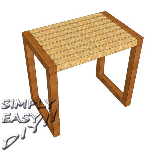Simply Easy DIY Build A Cedar Shower Bench