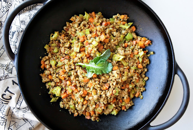 Turmeric Stir Fried Mince with Vegetables (Paleo, GAPS, AIP)