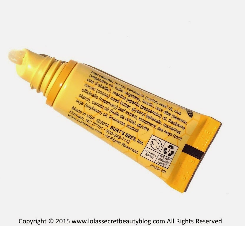 lola's secret beauty blog Burt's Bees Squeezable Beeswax Lip Balm with