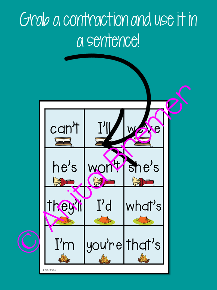 8 engaging literacy center activities for students to learn about contractions! #contractions #literacy #2ndgrade #1stgrade #literacycenters #wordwork