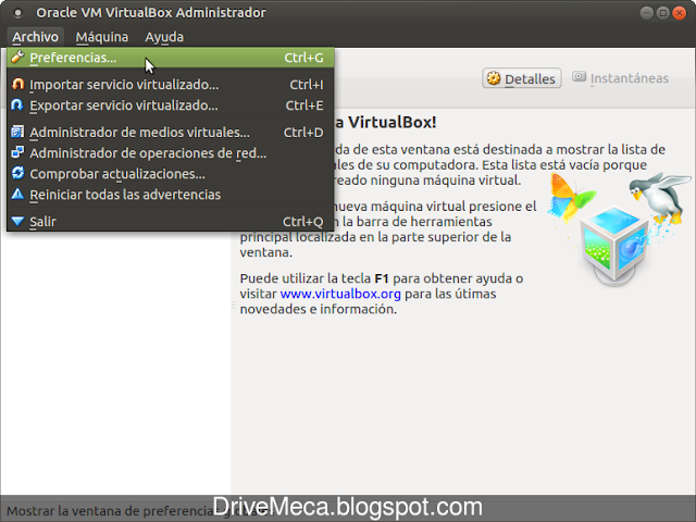 DriveMeca instalando Virtualbox en Linux Ubuntu 16.04 LTS paso a paso DriveMeca instalando Virtualbox en Linux Ubuntu 16.04 LTS paso a paso